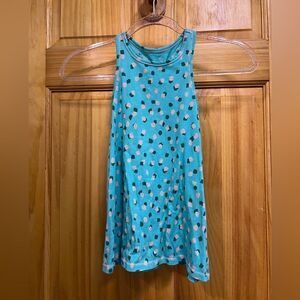 Cat & Jack aqua and pink tank top size 4 t